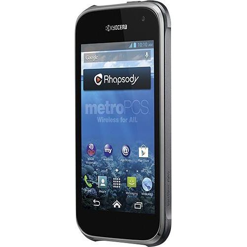 MetroPCS - Kyocera Hydro XTRM 4G No-contract Mobile Cell-Phone - Black