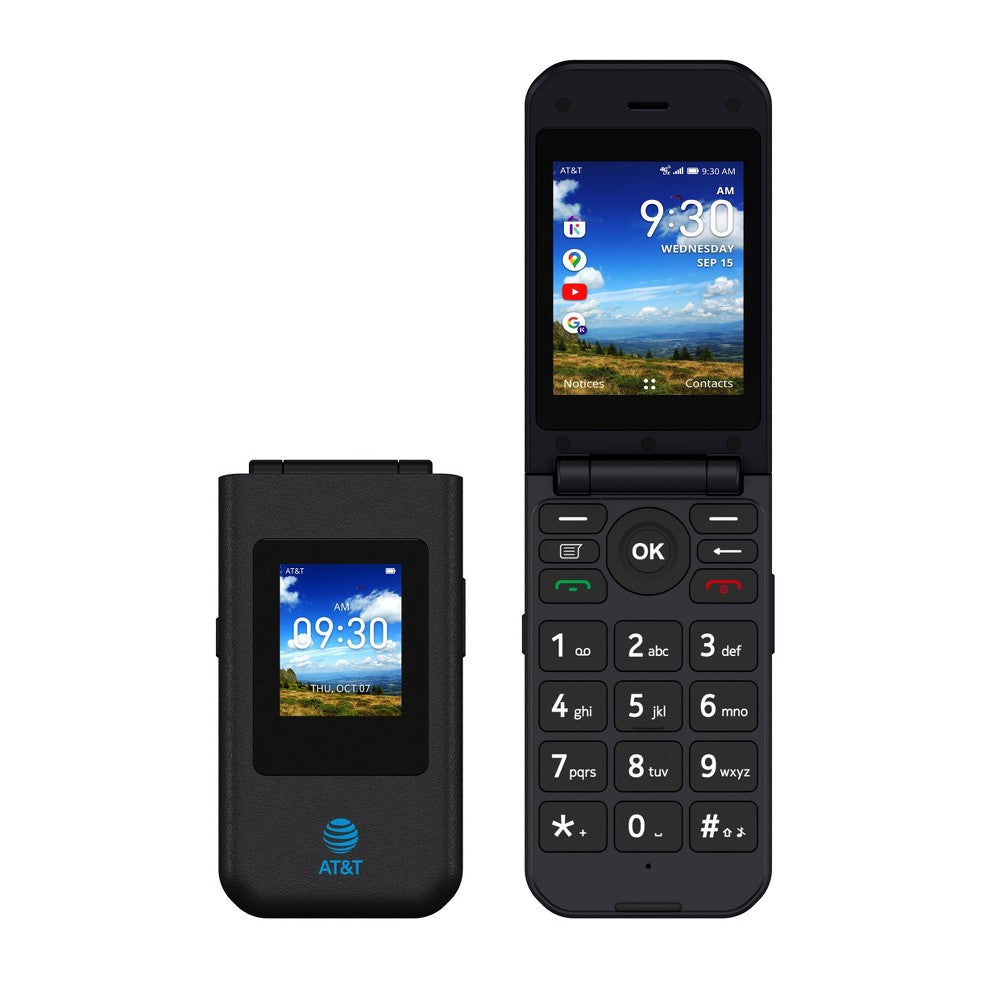 Cingular AT&T Prepaid Flex Flip (4GB) - Charcoal Gray