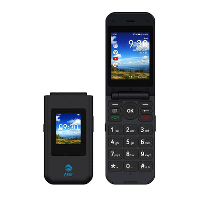 Cingular AT&T Prepaid Flex Flip (4GB) - Charcoal Gray