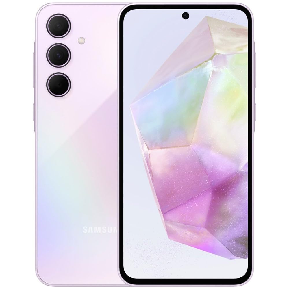 Samsung Galaxy A35 5G + 4G LTE (256GB + 8GB) (for Tmobile Mint Tello & Global) Unlocked GSM SM-A356E/DS 6.6" 120Hz 50MP Triple (Awesome Lemon)