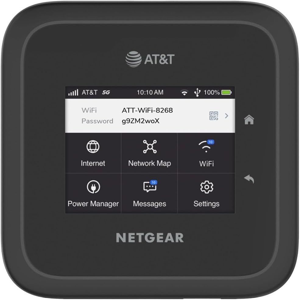 NETGEAR Nighthawk MR6500 M6 Pro 5G Mobile Hotspot Router (AT&T GSM Unlocked)