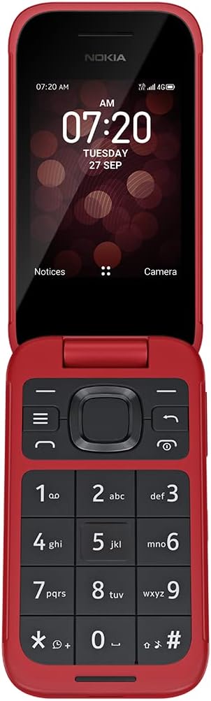 Nokia 2780 Flip TA-1420 GSM / Verizon Unlocked Flip Phone - Red