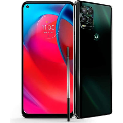 Motorola Moto G Stylus 5G | 2021 | 2-Day Battery | Unlocked | Made for US 4/128GB | 48MP Camera | Cosmic Emerald