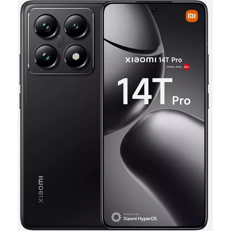 Xiaomi 14T Pro Ai 5G (512GB+12GB) Nfc Global Unlocked Worldwide (Tmobile Mint Tello Global) 50Mm Triple Pro Leica Camera 6.67" 144Mhz (Titan Black)