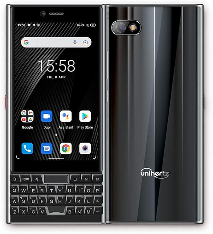 Unihertz Titan Slim, The New Sleek QWERTY 4G Smartphone Android 11 Unlocked NFC Smart Phone (Support T-Mobile & Verizon only)