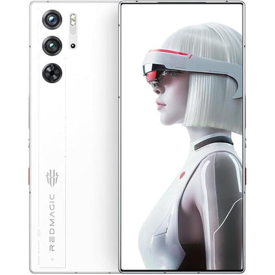 REDMAGIC 9S Pro 120Hz Gaming Phone, 5G Android Smartphone, 12GB RAM+256GB ROM, Snapdragon 8 Gen 3, 6.8" AMOLED Full Screen, FHD+, 50MP Camera, Dual-Sim, Unlocked Mobile Phone White