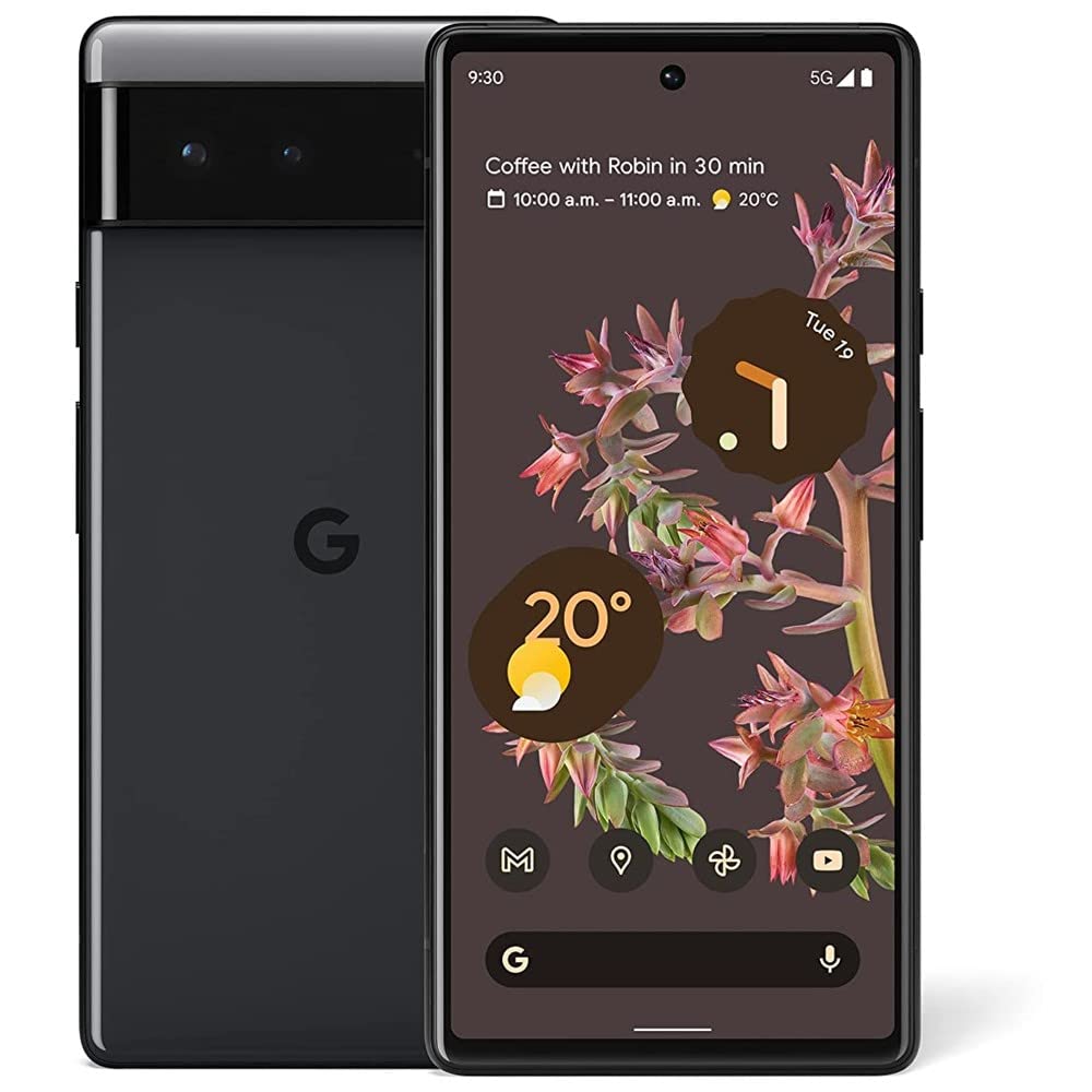 Google - Pixel 6 256GB (Unlocked) - Stormy Black