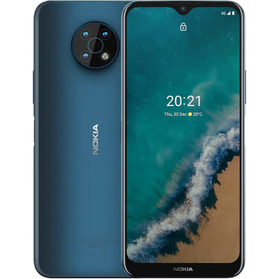 Nokia G50 5G | Android 11 | Unlocked Smartphone | US Version | 4/128GB | 6.82-Inch Screen | 48MP Triple Camera | Ocean Blue