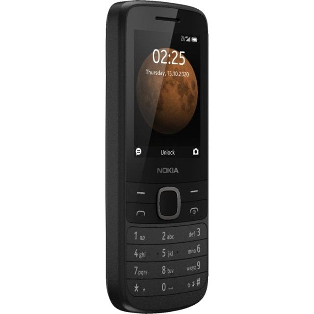 Nokia - 225 4G (Unlocked) - Black