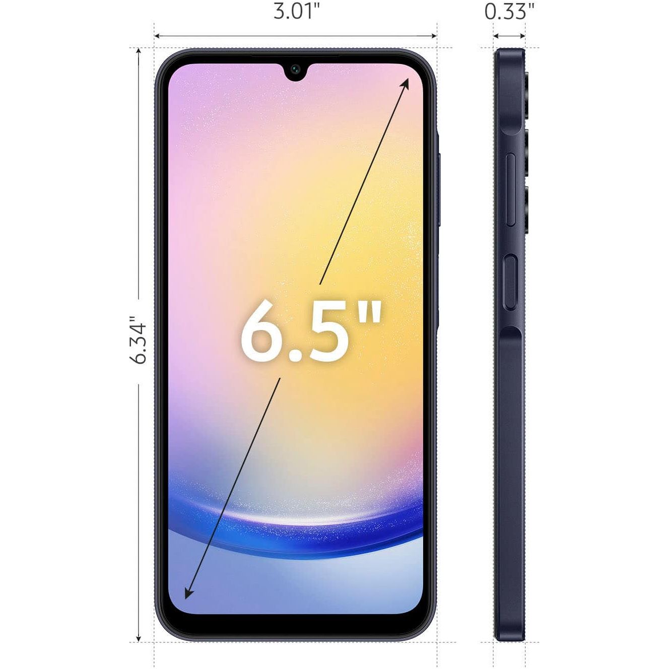 Samsung - Galaxy A25 5G 128GB (Unlocked) - Blue Black
