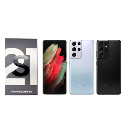Fully Unlocked Samsung Galaxy S21 Ultra 5G 256GB Sm-g998u Black