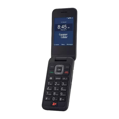 Consumer Cellular Verve Snap (8GB) Flip Phone - Red