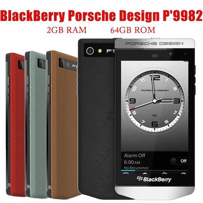 BlackBerry Porsche Design P'9982 64GB Unlocked SmartCell-Phone Red