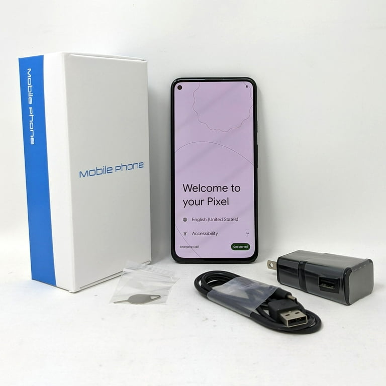 Google Pixel 5A 5G - G1F8F - 128GB - Black - (Unlocked) - Good