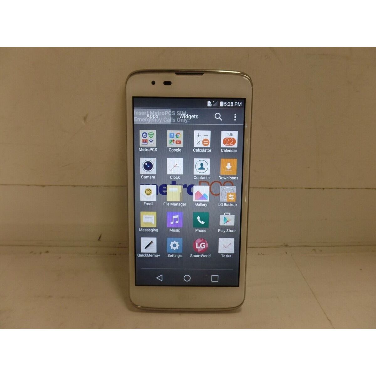 LG K7 - 8 GB - white - Metro PCS - GSM