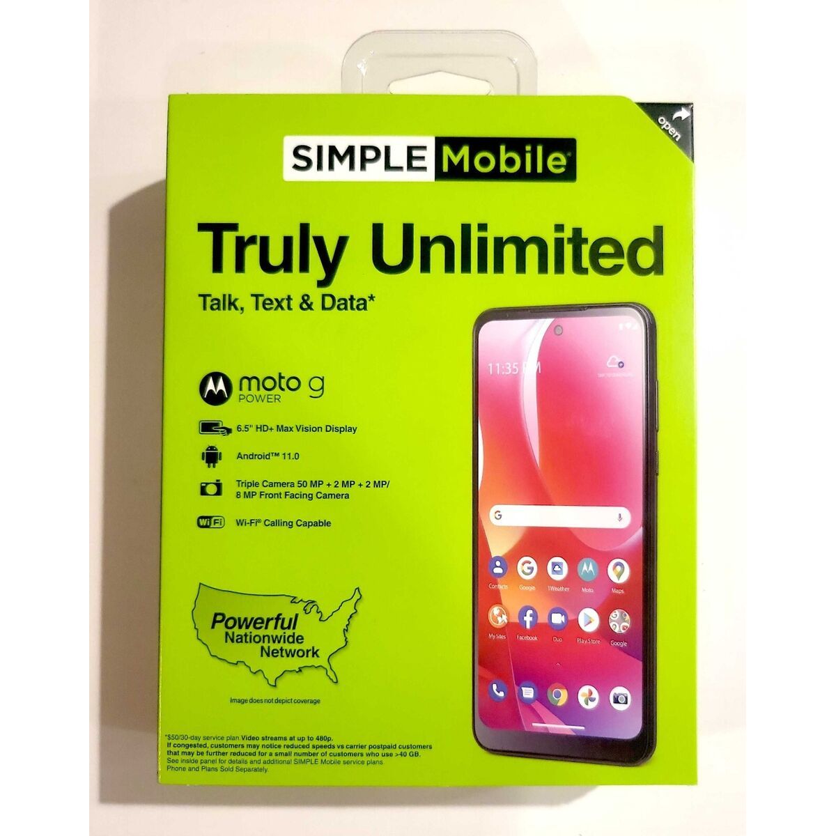Consumer mobile Postpaid Moto G Power (64GB) - Black