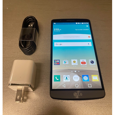 LG G3 Android Cell-Phone 32 GB - Metallic black - T-Mobile - GSM
