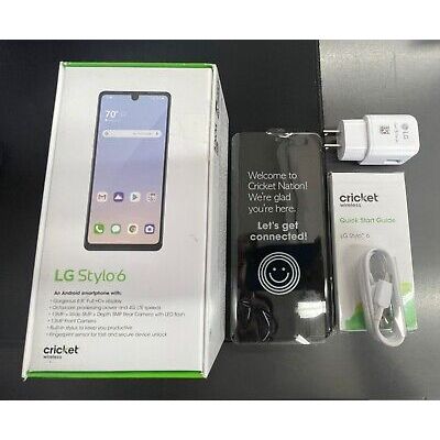 LG Stylo 6 - 64 GB - Titan Gray - Cricket Wireless - GSM