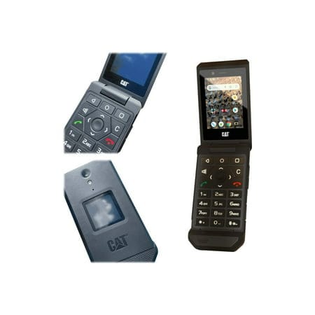 CAT S22 Flip - 4G smartphone - RAM 2 GB / Internal Memory 16 GB - microSD slot - 2.8 - 640 x 480 pixels - rear camera 5 MP - front camera 2 MP - T-Mobile - black