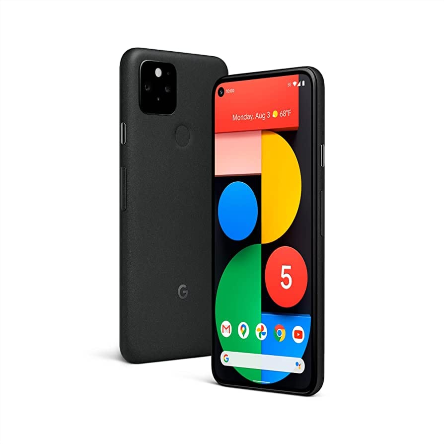 Google Pixel 5, Fully Unlocked | Black, 128 GB, 6.0 in Screen