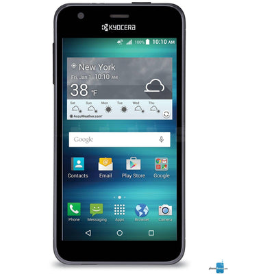 Unlocked Kyocera Hydro Air 4G LTE AT&T (c6745) GSM World Gray Phone