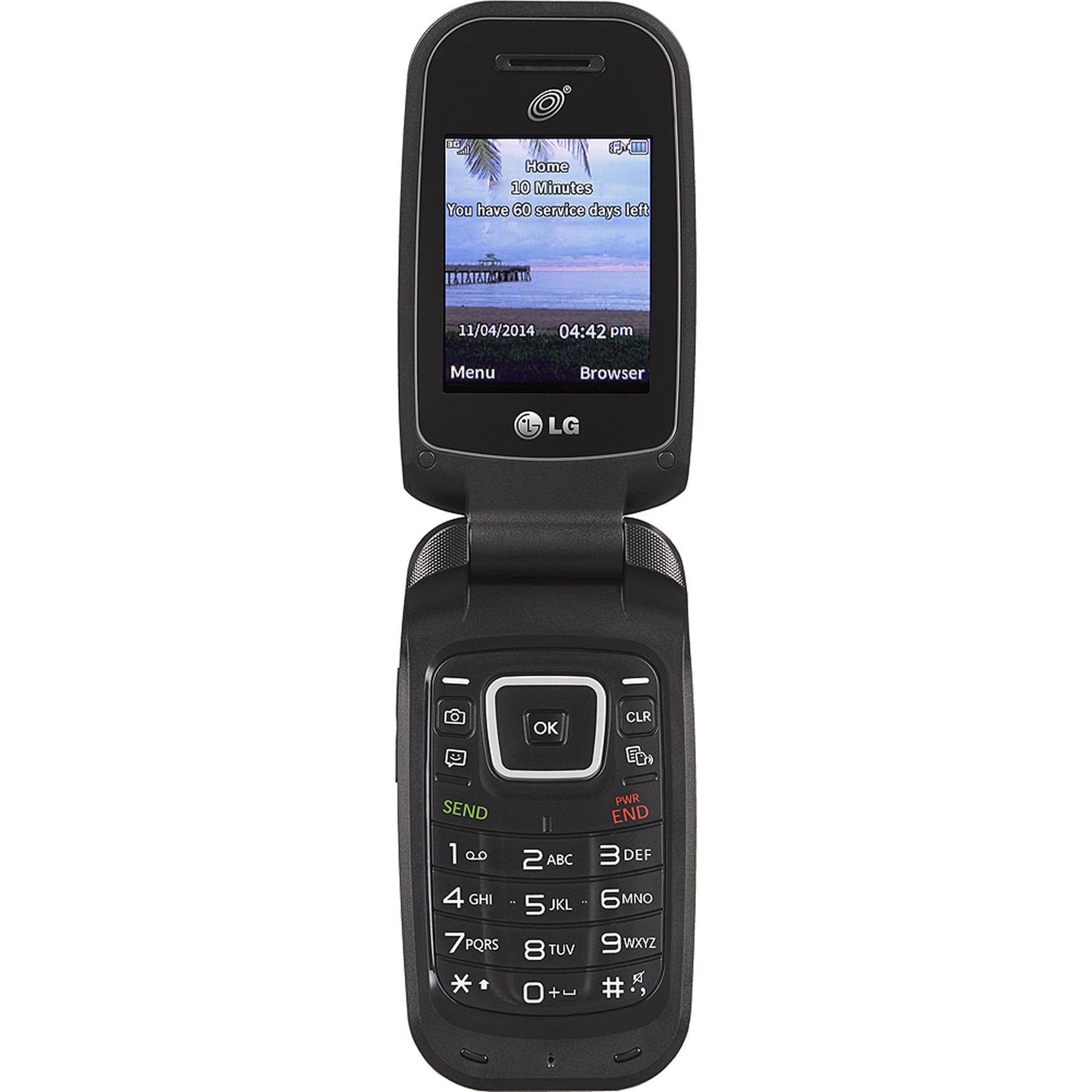 LG 441G mobile Cell-Phone - 256 MB - Black - Net10 - GSM