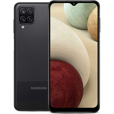 Simple Mobile Samsung Galaxy A12, 32gb, Black- Prepaid Smartphon