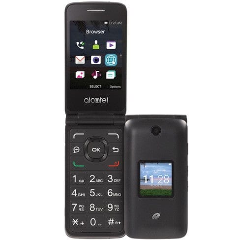 Total Wireless Prepaid Alcatel MyFlip 4GB Mobile Cell-Phone - Gray
