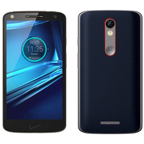 Motorola Droid Turbo 2 32GB in Black-Pebble Leather