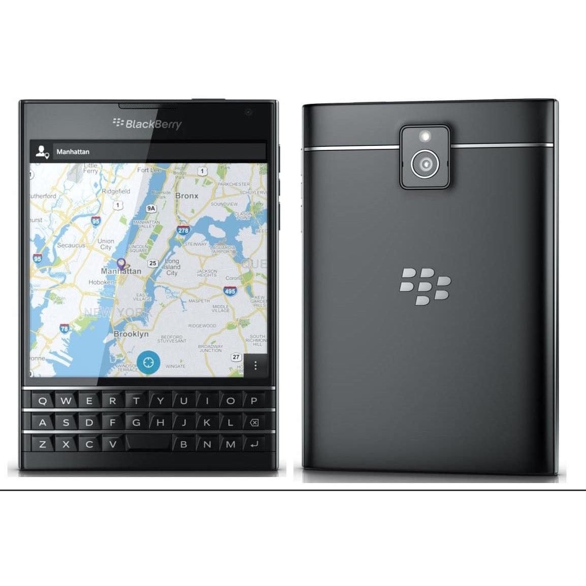 BlackBerry Passport Factory Unlocked MobileCell-Phone, 32GB, Black ...