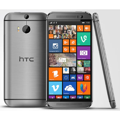 HTC One M8 4G LTE Cell-Phone - Metal Gray - Verizon Unlocked Windows