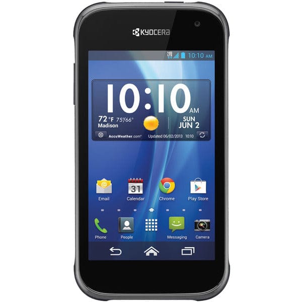 MetroPCS - Kyocera Hydro XTRM 4G No-contract Mobile Cell-Phone - Black