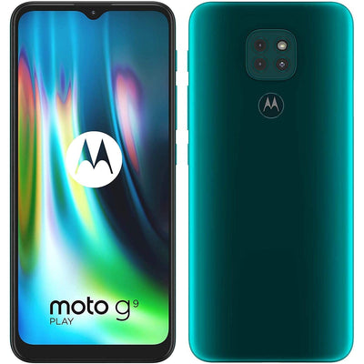 Motorola Moto G9 Play 6.5" 64GB Dual-SIM Cell-Phone, 4GB Ram, Unlocke