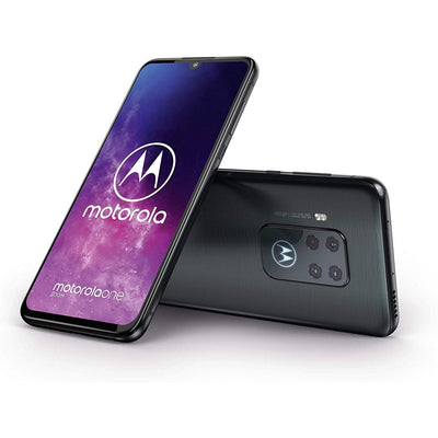 Motorola One Zoom Xt2010 128GB GSM-Unlocked Dual SIM Cell-Phone - Gra
