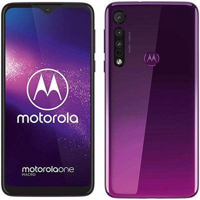 Motorola One Macro XT2016-2 64GB Hybrid Dual SIM Unlocked-GSM Ph