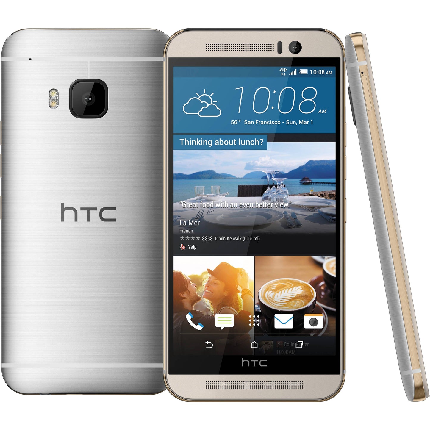 HTC One (M9) - 32 GB - Gold On Silver - Unlocked - GSM