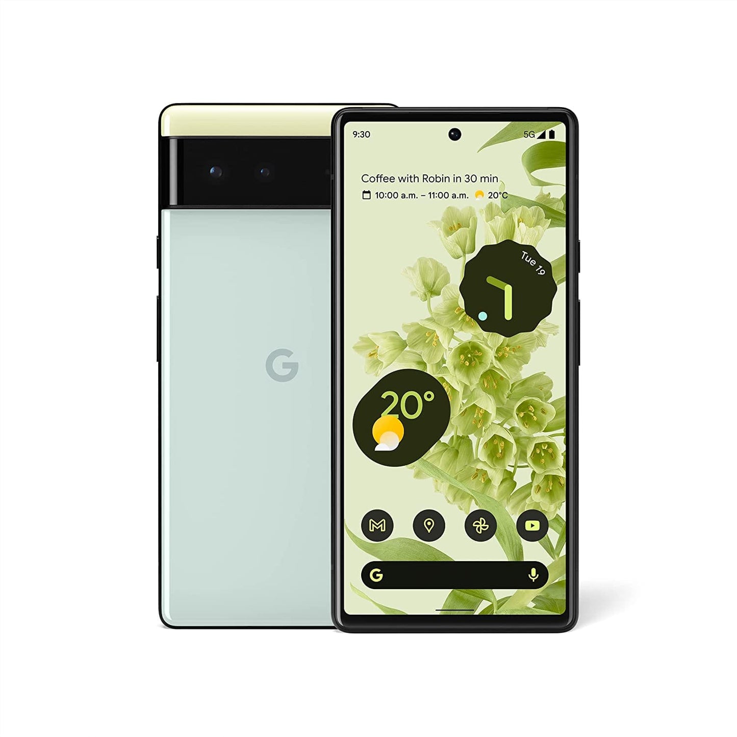 Google - Pixel 6 128GB - Sorta Seafoam (Verizon Unlocked)