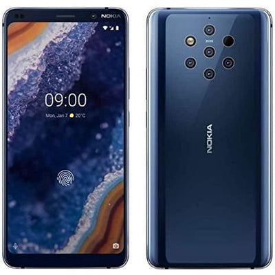 Nokia 9 PureView 128GB Unlocked-GSM Android Cell-Phone w- 5X 12MP Camera