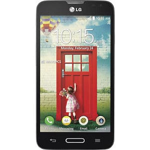 MetroPCS - LG Optimus L70 4G No-contract Mobile Cell-Phone - Black