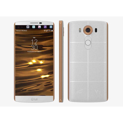 LG V10 - Dual-Sim - 64 GB - Luxe White - Verizon Unlocked - CDMA-GSM