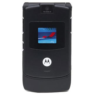 Motorola V3 RAZR Mobile Cell-Phone Unlocked-GSM (black)
