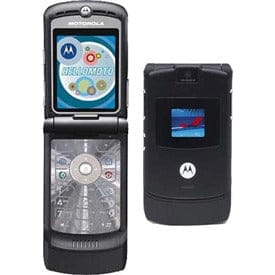 Motorola V3 RAZR Mobile Cell-Phone Unlocked-GSM (black)