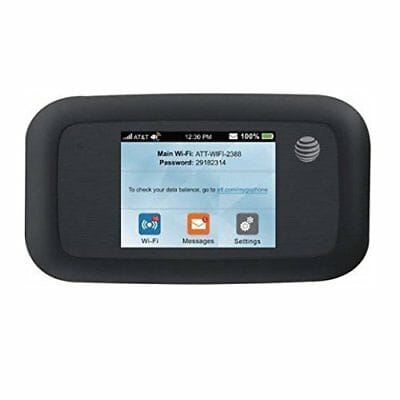 ZTE Velocity Data 4G LTE Mobile Wi-Fi Hotspot MF923 (Black) At&t