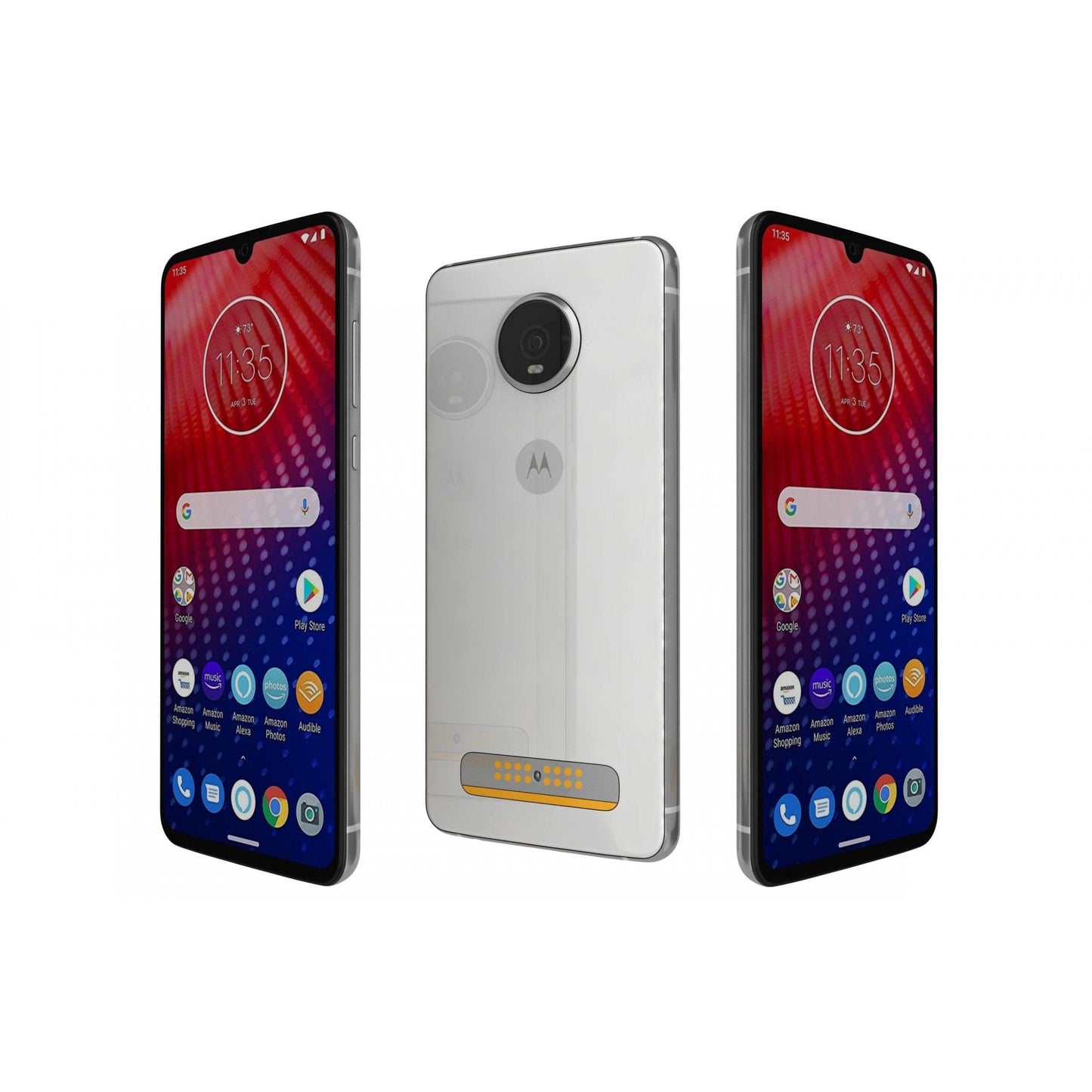 Motorola Moto Z4 - 128 GB - Frost White - Verizon Unlocked - CDMA-GSM