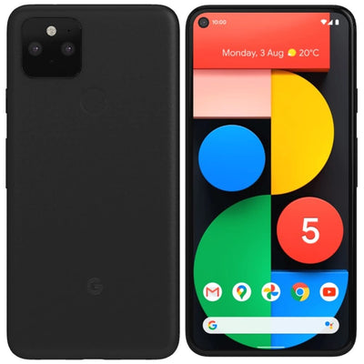 Google - Pixel 5 5G 128GB - Just Black (Verizon Unlocked)