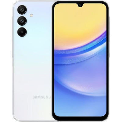 SAMSUNG Galaxy A15 5G Dual SIM (128GB, 2024) 6.5" 90Hz AMOLED, 50MP Camera, 4G VoLTE (Fully Unlocked International Model for AT&T, T-Mobile, Verizon, Global) A156M/DSN (w/ 256GB SD Card, Light Blue)