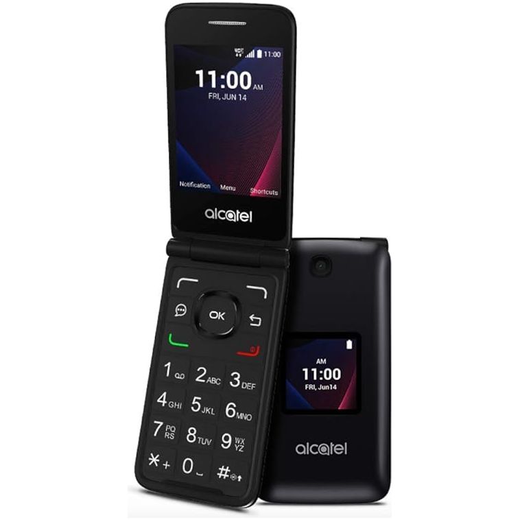 Alcatel GO Flip V 4051S 4G LTE Flip Phone Cell Phone Verizon Wireless