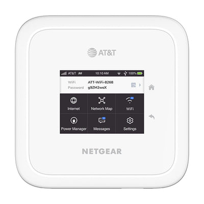 NETGEAR Nighthawk M6 5G WiFi 6 Mobile Hotspot Router (MR6110) – Blazing Fast Wireless Hotspot Router, Unlocked, Certified with AT&T and T-Mobile - White