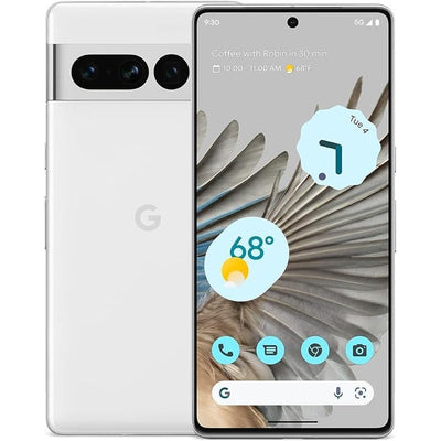 Google Pixel 7 Pro - 5G Android Phone - Unlocked Smartphone with Telephoto/ Wide Angle Lens, and 24-Hour Battery - 256GB - Snow