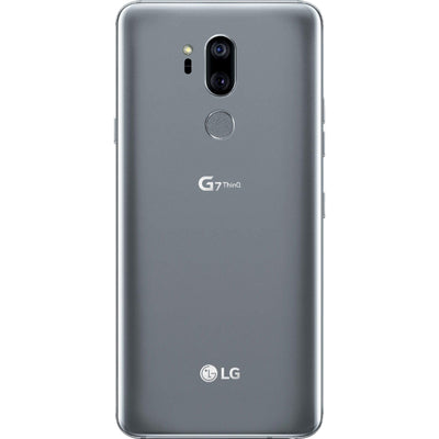 LG - G7 ThinQ with 64GB Memory Mobile Cell-Phone - Platinum Gray